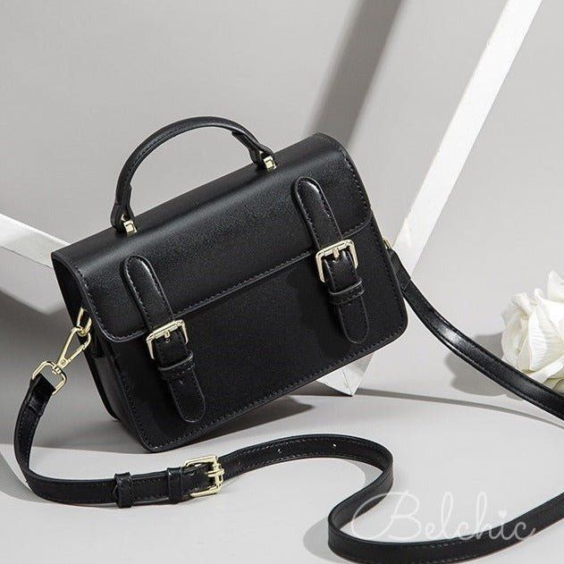 ❤Satchel bag with leather-like strap❤Unit (cm)

 One size
 Length 14 Width 20 Depth 8 Classic Satchel Shoulder Bag For Daily Use, Classic Crossbody Shoulder Bag For School, Trendy Top Handle Saddle Bag With Adjustable Strap, Trendy Saddle Bag With Top Handle And Adjustable Strap, Elegant Everyday Satchel Bag Strap, Classic Black Shoulder Bag For School, School Shoulder Bag With Hasp Closure, Black Top Handle Satchel For School, School Crossbody Shoulder Bag With Hasp Closure