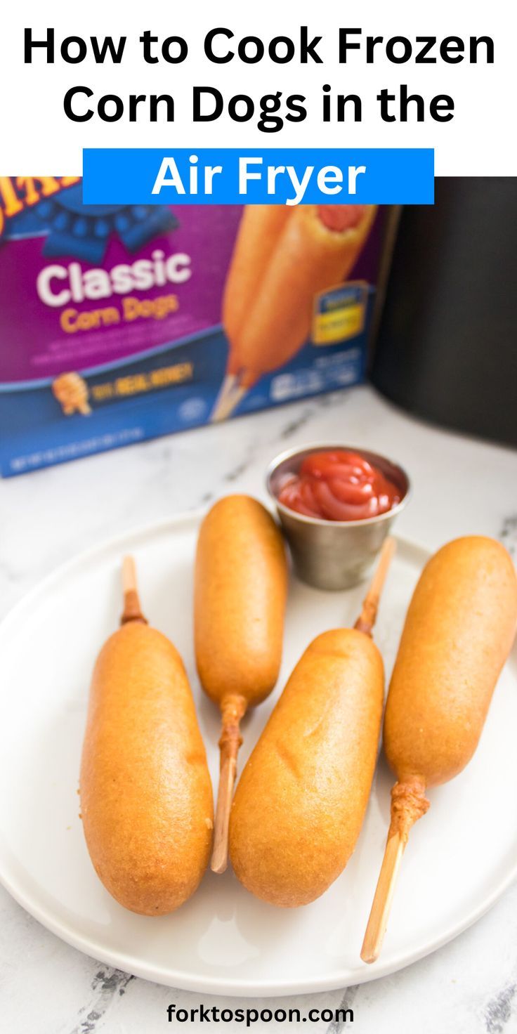 how to cook frozen corn dogs in the air fryer