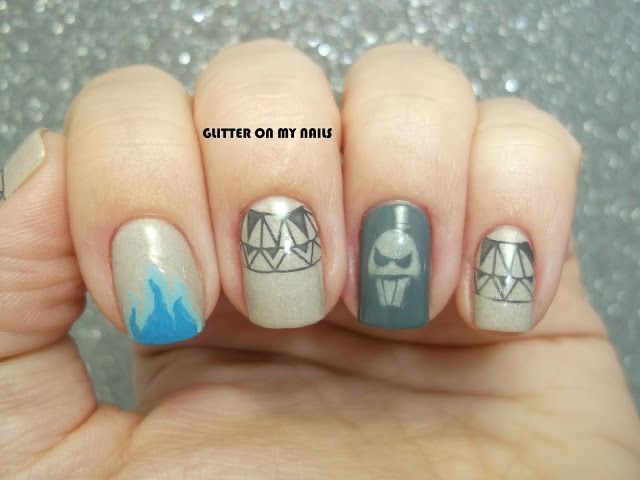 Hades Nails Disney, Hercules Nails, Hades Nails, Villain Nails, Disney Inspired Nails, Disney 2023, Mini Canvases, Disney Nail, Halloween Idea