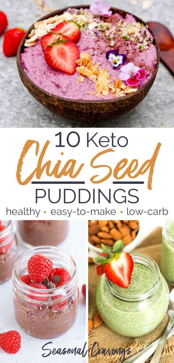 the top 10 keto chia seed puddings