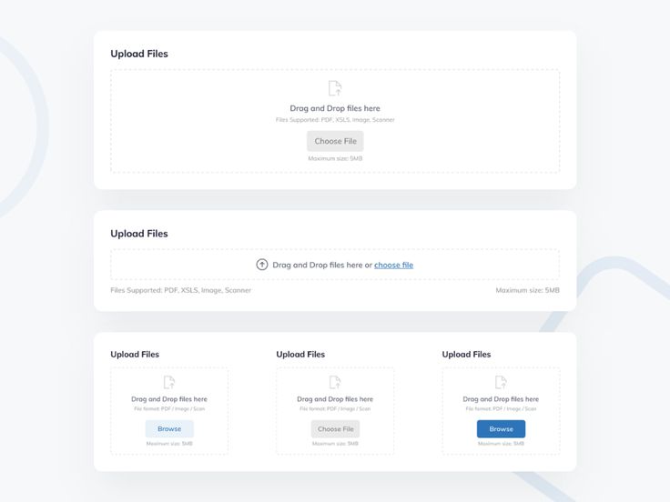 two screenshots showing the different types of files and how they can be used