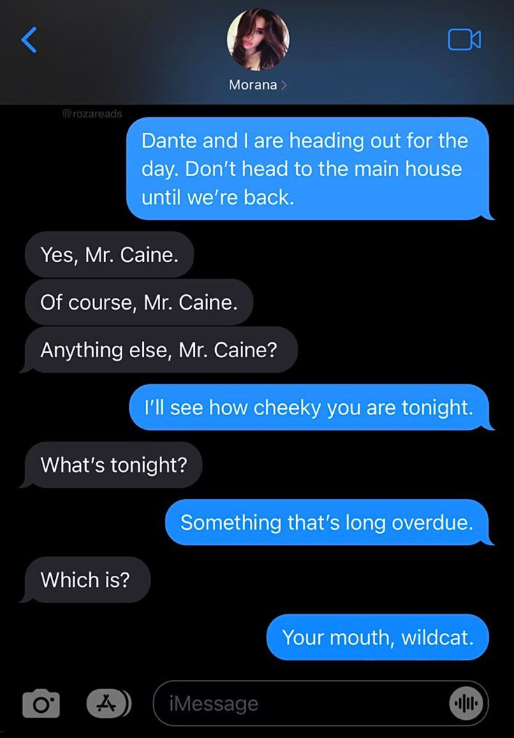 two texts are being shared to each other on the same cell phone as they appear to be in conversation