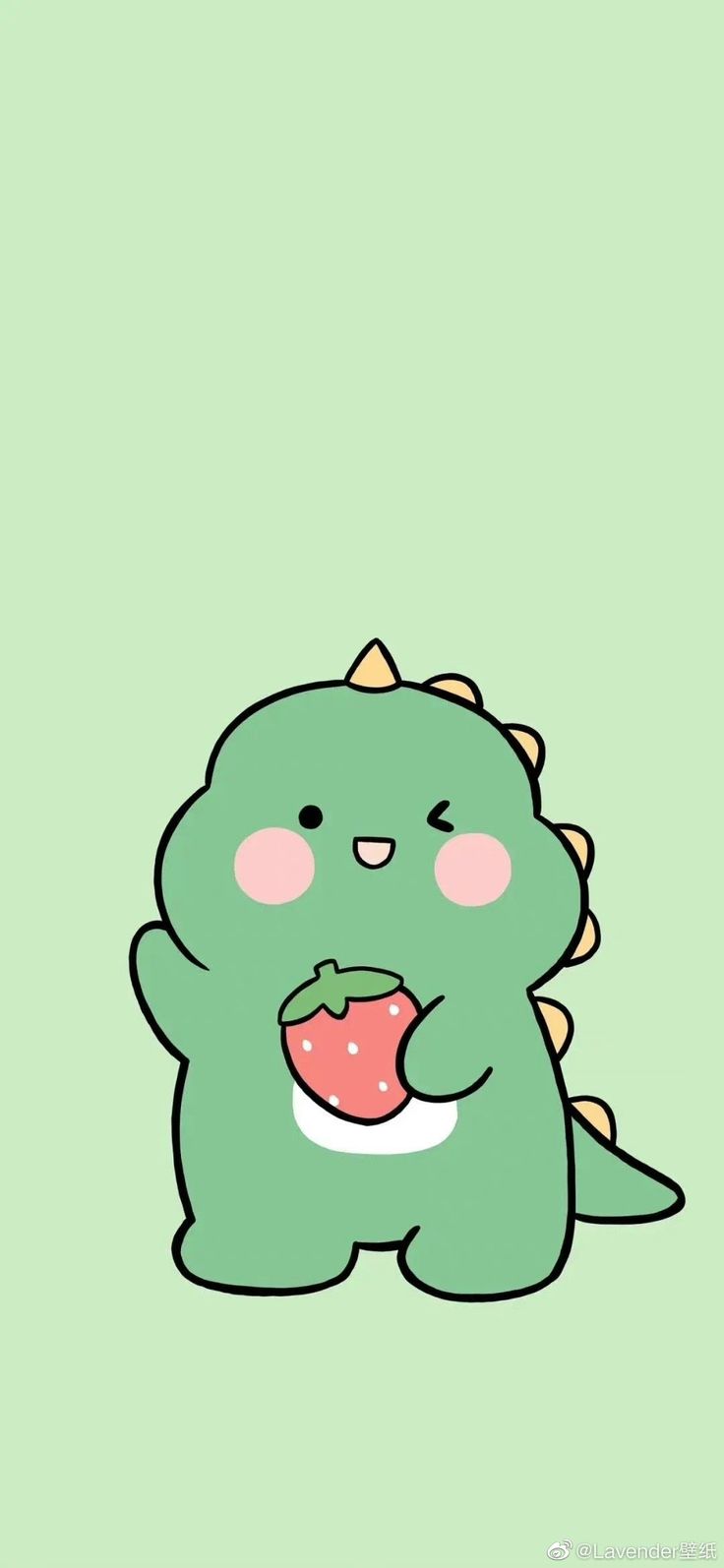 a green and pink cartoon character with its mouth open