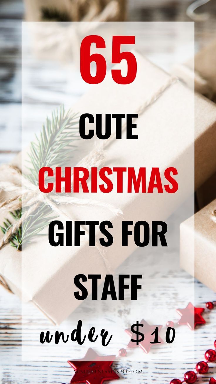 65 cute Christmas gifts for staff under $10 in the gift guide for coworkers, staff, work friends, employees on mindfulnessinspo.com Xmas Ideas For Coworkers, Holiday Staff Gift Ideas, Staff Appreciation Gifts For Christmas, Cute Coworker Gifts For Christmas, Secret Santa Small Gifts, Santa Mug Gift Ideas, Bulk Christmas Gifts For Employees, Small Gift Ideas For Employees, Coworker Christmas Ideas