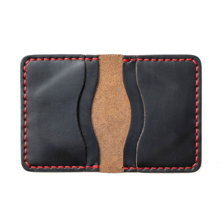 A Leather Wallet that goes Above and Beyond Your Expectations.When you hold this wallet you will love the supple and comfortable feel. Unlike most department store wallets, our leather features premium leather, thick hand-stitching, and polished edges. Every inch of our craftsmanship has a high level of attention to detail. We build wallets to last a lifetime - and guarantee it.Our full-grain leather means your wallet will develop character and patina. We hand-sew this wallet with thick Tiger Th Red Leather Business Card Holder, Red Leather Card Holder With Interior Slots, Leather Trifold Wallet With Card Slots For Everyday, Red Leather Card Holder With Coin Pocket, Rectangular Wallet With Interior Card Slots For Everyday, Black Bifold Wallet For Daily Use, Red Business Wallet With Card Slots, Black Bifold Card Holder, Red Leather Everyday Card Holder