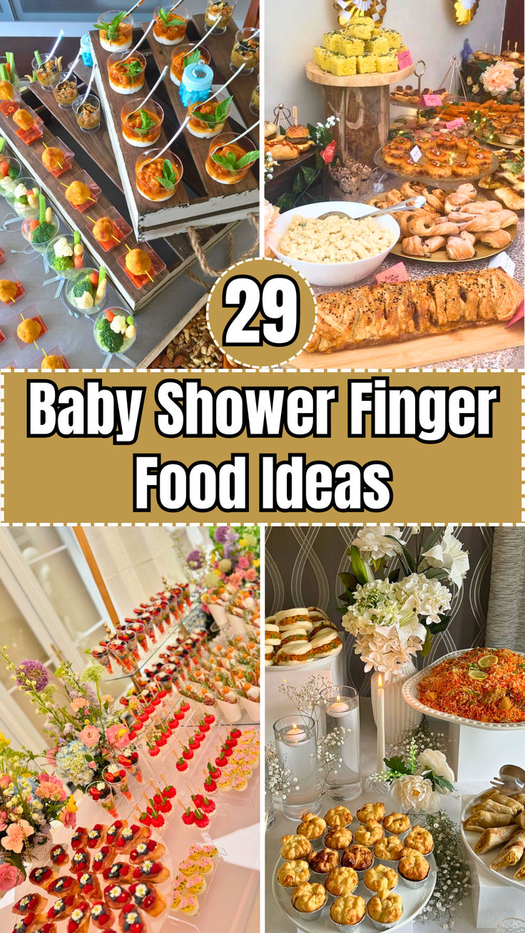 baby shower finger food ideas are great for the little ones to eat and have fun