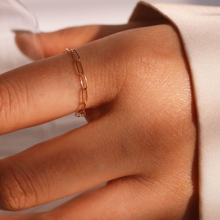 Elevate your style with our 14K Gold Filled Permanent Gold Chain Ring. This minimalist, dainty, and elegantly simple gold ring exudes sophistication and fancy charm. A timeless piece that adds a touch of luxury to any ensemble. #YOU MAY LIKE THIS Bold chain ring permanent gold chain ring https://www.etsy.com/listing/1538825432/bold-chain-ring-permanent-gold-chain Fresh water Pearl adjustable rings https://www.etsy.com/listing/1557997851/fresh-water-pearl-adjustable-rings-for # HOW TO ORDER 1.  C Permanent Jewelry Rings, Dainty 14k Gold Open Midi Rings, Permanent Jewelry Ring, 14k Gold Filled Tarnish Resistant Midi Rings As Gift, Delicate 14k Gold Filled Midi Rings Simple Design, Tarnish Resistant 14k Gold Filled Midi Rings For Gift, Simple Design 14k Rose Gold Filled Midi Rings, Dainty Rose Gold Plated Stackable Rings, Rose Gold 14k Gold-filled Dainty Midi Rings