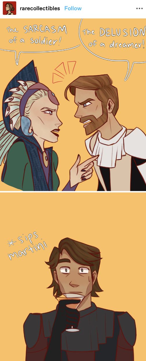 Star Wars Comics Funny, Ahsoka And Rex Wallpapers, Star Wars Obitine Fanart, Obikin Comic, Anakin Clone Wars Fanart, Star Wars Fanart Anakin, Satine X Obi Wan Fanart, Star Wars The Clone Wars Funny, Sabine X Shin