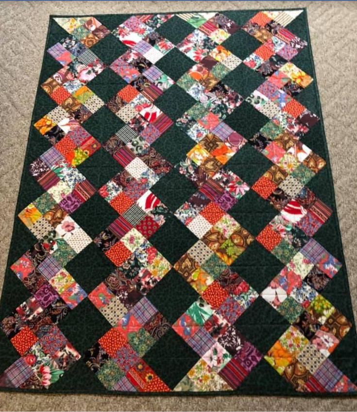 the quilt is made up and ready to be sewn