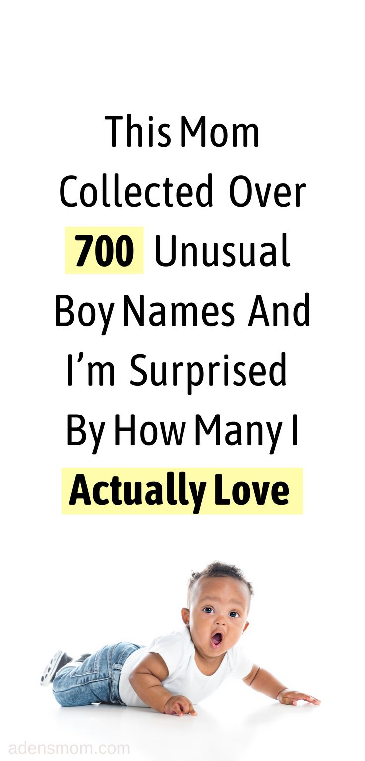 a baby laying on its back with the words, this mom collected over 700 unusual boy names and i'm surprised by how many actually love actually love it