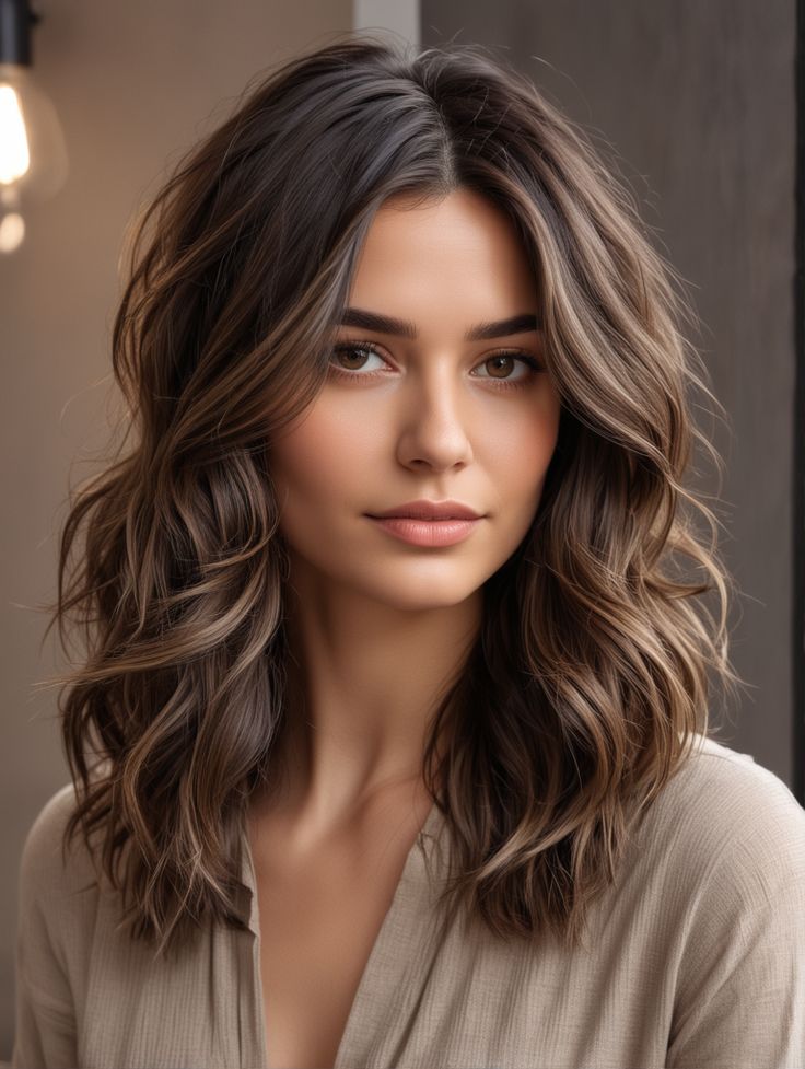 10 Foils Highlights, Low Maintenance Dimensional Brunette, Low Maintenance Brown Hair Color, Low Maintenance Brunette Hair Color, Brunette Foilayage, Low Maintenance Brunette Balayage Hair, Brunette Hair Balayage, Legally Brunette, Kimberly Hair