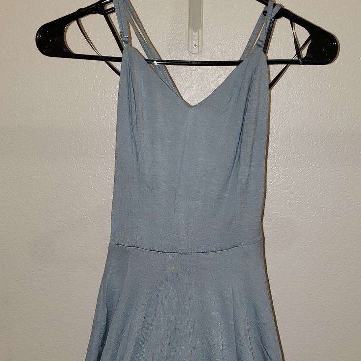 Blue Skater Dress Casual Light Blue Mini Dress For Date Night, Sleeveless Blue Mini Dress Forever 21, Forever 21 Blue Sleeveless Mini Dress, Blue Forever 21 Mini Dress For Summer, Forever 21 Blue Mini Dress, Forever 21 Blue Spring Dresses, Forever 21 Blue Dress For Date Night, Forever 21 Casual V-neck Mini Dress, Casual Blue Dress From Forever 21