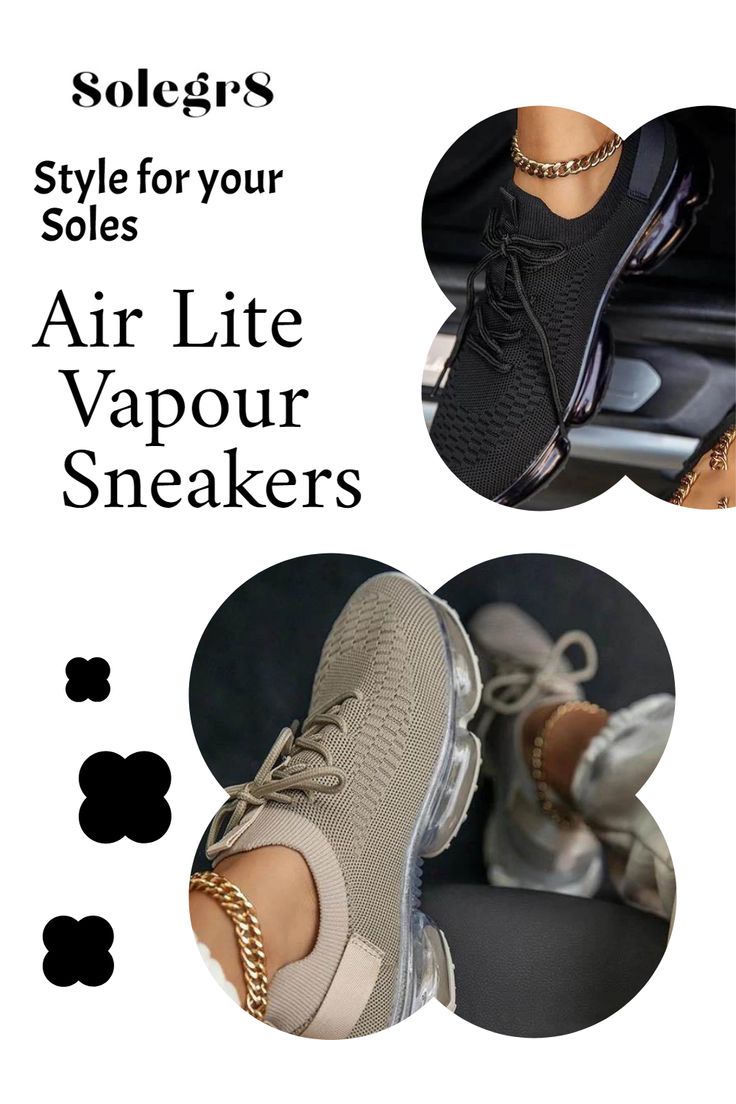 Float on air with our Air Lite Vapors 🌬️✨ Light as a breeze and chic as ever, these shoes are a game-changer for your wardrobe. Step in and feel the difference! #AirLiteVapors #WalkOnAir #StyleMeetsComfort #SoleGr8 Comfortable Mesh Sneakers For Summer, Breathable Low-top Sneakers For Leisure, Lightweight Low-top Sports Sneakers, Comfortable Mesh Sneakers With Ventilation, Low-top Lightweight Sneakers For Sports, Lightweight Sporty Sneakers For Spring, Sporty Lightweight Sneakers For Spring, Lightweight Comfortable Sneakers For Sports, Mesh Sneakers With Ventilation For Spring