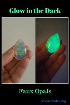 glow in the dark faux opals