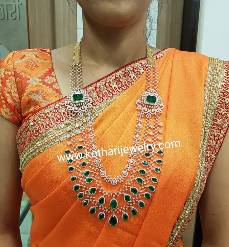 Long Diamond Necklace, Diamond Haram, Diamond Necklace Indian, Diamond Gold Earrings, Indian Diamond Jewellery, Bridal Diamond Necklace, Bracelets Diamond, Pure Gold Jewellery, Diamond Jewelry Set