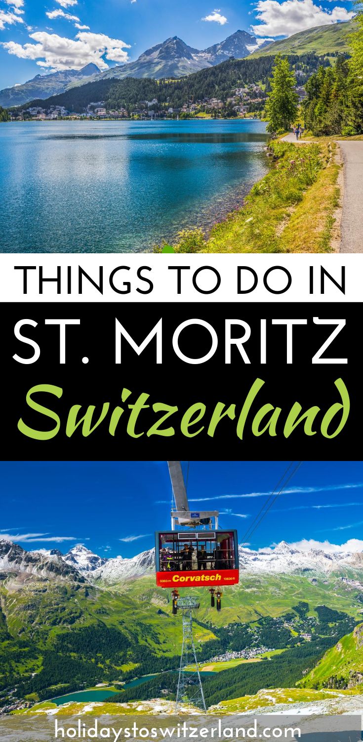 the top things to do in st martin's, switzerland with text overlay