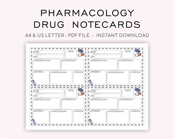 Medical Flashcards, Nurse Pharmacology, Pharmacology Notes, Pharmacology Flash Cards, Pharmacy Technician Study, Emt Basic, Template Study, Notes Nursing, Nursing Pharmacology