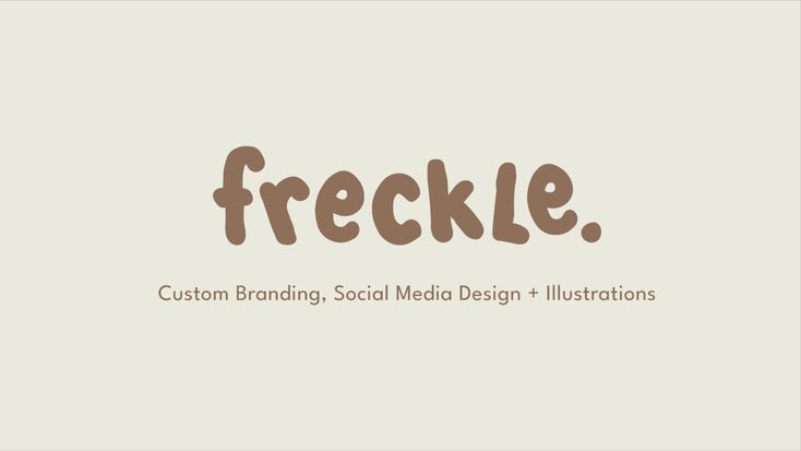 Freckle Creative Design | Anna Crawshaw