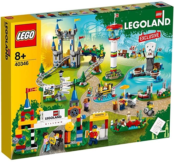 the legoland set is in its box