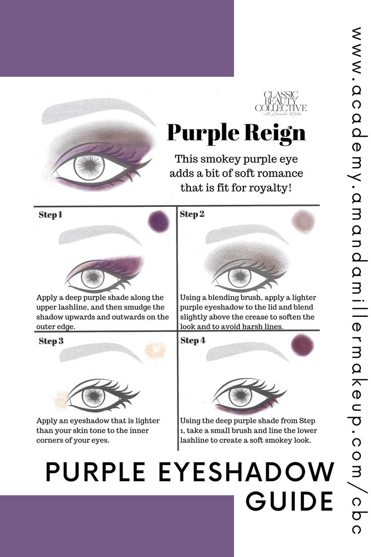 purple eyeshadow, smokey eyeshadow, eyeshadow Purple Eyeshadow For Hazel Eyes, Smoky Purple Eye Makeup, Purple Eyeshadow Looks Step By Step, Smokey Purple Eye Makeup, Dark Purple Eyeshadow, Purple Eyeshadow Tutorial, Purple Eyeshadow Makeup, Purple Smokey Eye Tutorial, Purple Smokey Eye Makeup