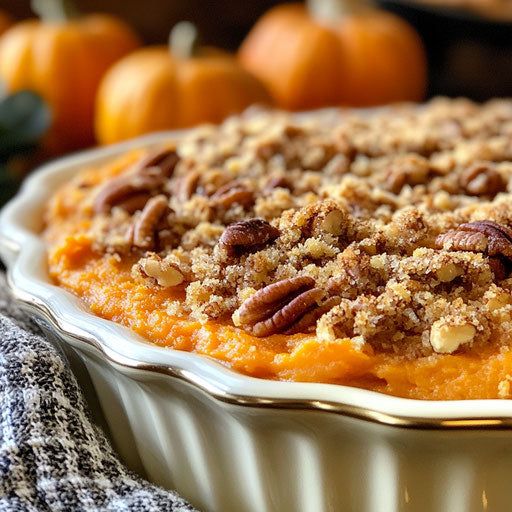 Massive Collection of Sweet Potato Casserole Thanksgiving Illustrations Sweat Potato, Winter Squash Recipes, Baked Squash, Squash Casserole, Roasted Squash, Holiday Side Dishes, Potato Recipe, Acorn Squash, Streusel Topping