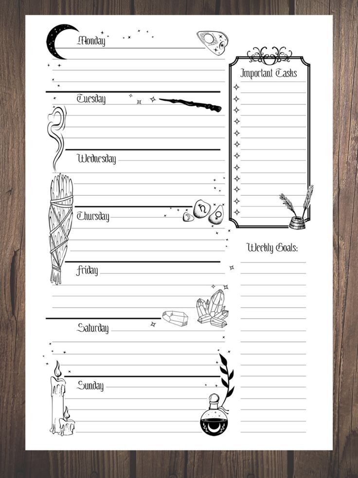 a printable recipe book with food items on it