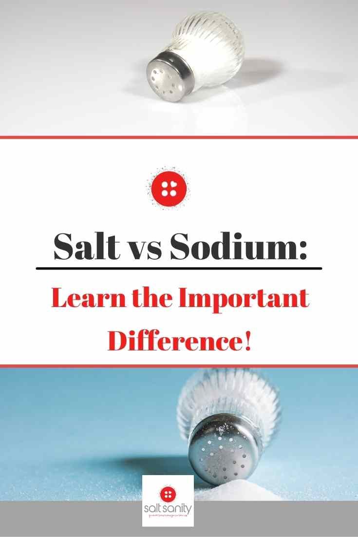 salt and soda shakers with the words salt vs soutim learn the important differences