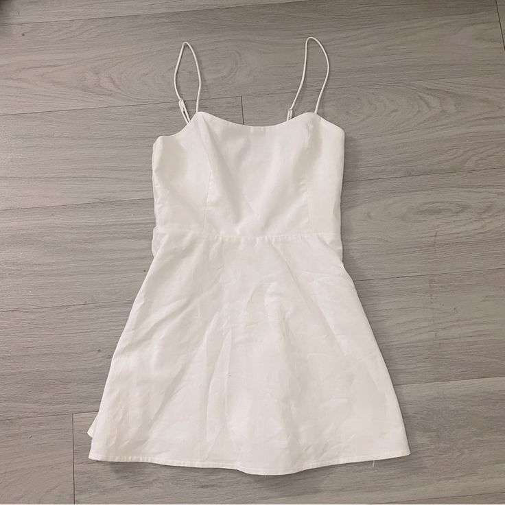 Zara’s Women White Mini Short Sleeveless Dress New Condition, Never Worn Size: S Perfect For Beach, Lunch, Brunch, Graduation White Cami Sundress Mini Dress, White Cami Sundress, White Sundress With Straight Neckline For Brunch, Zara Summer Sundress With Spaghetti Straps, Zara Summer Mini Dress With Spaghetti Straps, Zara Sleeveless Mini Dress For Vacation, Zara Summer Mini Dress Lined, Zara Sleeveless Mini Dress For Day Out, Zara Sleeveless Cotton Mini Dress