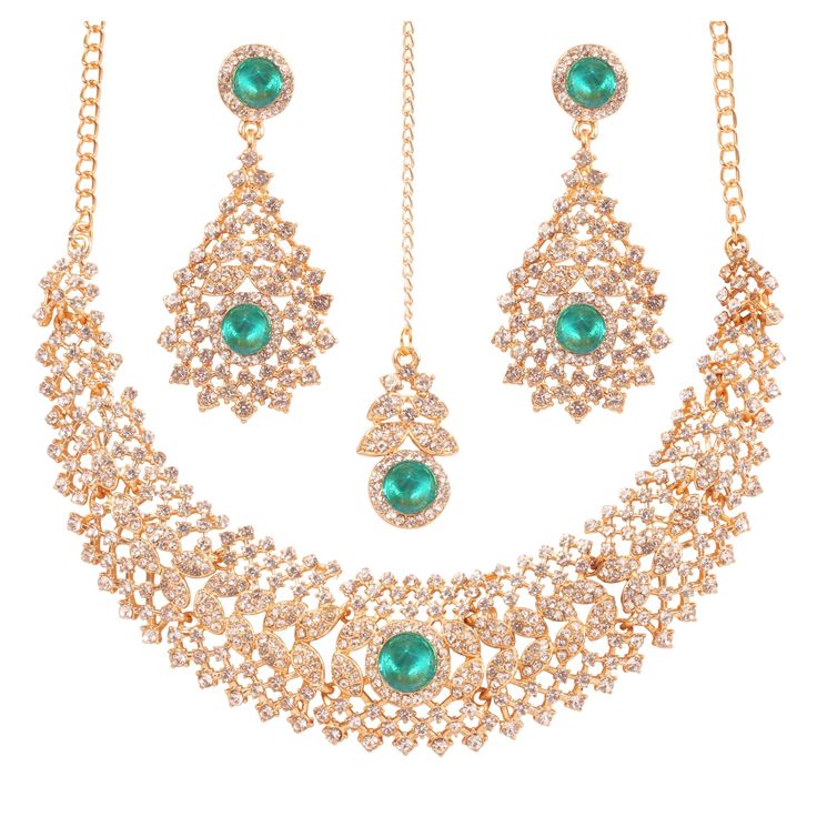 PRICES MAY VARY. NEW! Touchstone Indian Bollywood Charming Workmanship Handcrafted Scintillating Faux Turquoise Rivoli Shape Designer Jewelry Grand Bridal Hasli Necklace Set In Gold Tone For women. EXTRA LONG EARRINGS: Length 2.75 Inches SPECIFICATIONS: Necklace Circumference 12.50 Inches. Extendable/Adjustable With Extra Links/Chain Up To 18 Inches. Earring Weight (Single) 16 Gms. Earring Length 2.75 Inches. Earring Width1.25 Inches. BRAND : Touchstone is the Premium Fashion Jewelry Brand Of In Hasli Necklace, Indian Jewelry Set, Bridal Statement Necklace, Extra Long Earrings, Wedding Brides, Maang Tikka, Indian Jewelry Sets, Bride Earrings, Indian Bollywood