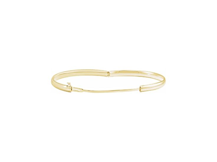 14K Yellow Gold Baby Bangle Bracelet with Snap Box Clasp, 5.5 Inches. Baby Bangles, Gold Baby, Bangle Bracelets, Bangles, Yellow Gold, Yellow, Gold