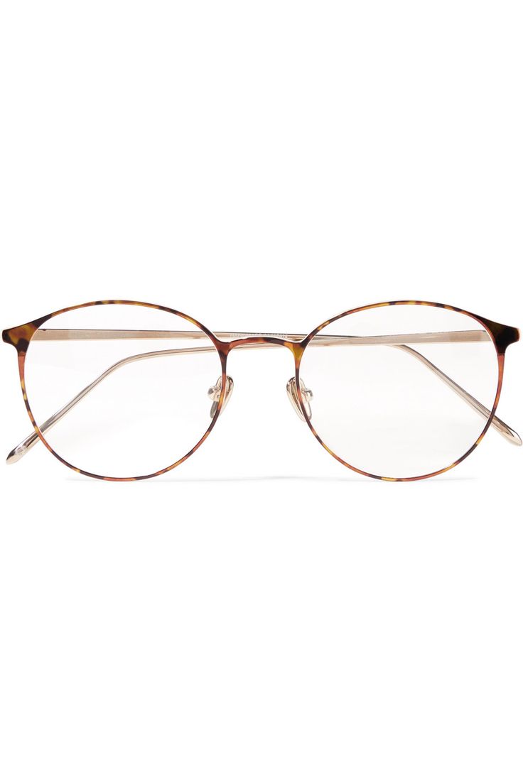 Linda Farrow Glasses, Wire Glasses Frames Women, Round Wire Glasses, Wrap Glasses, Optic Glasses, Gold Frame Glasses, Wire Frame Glasses, Trendy Eyeglasses, Wire Glasses