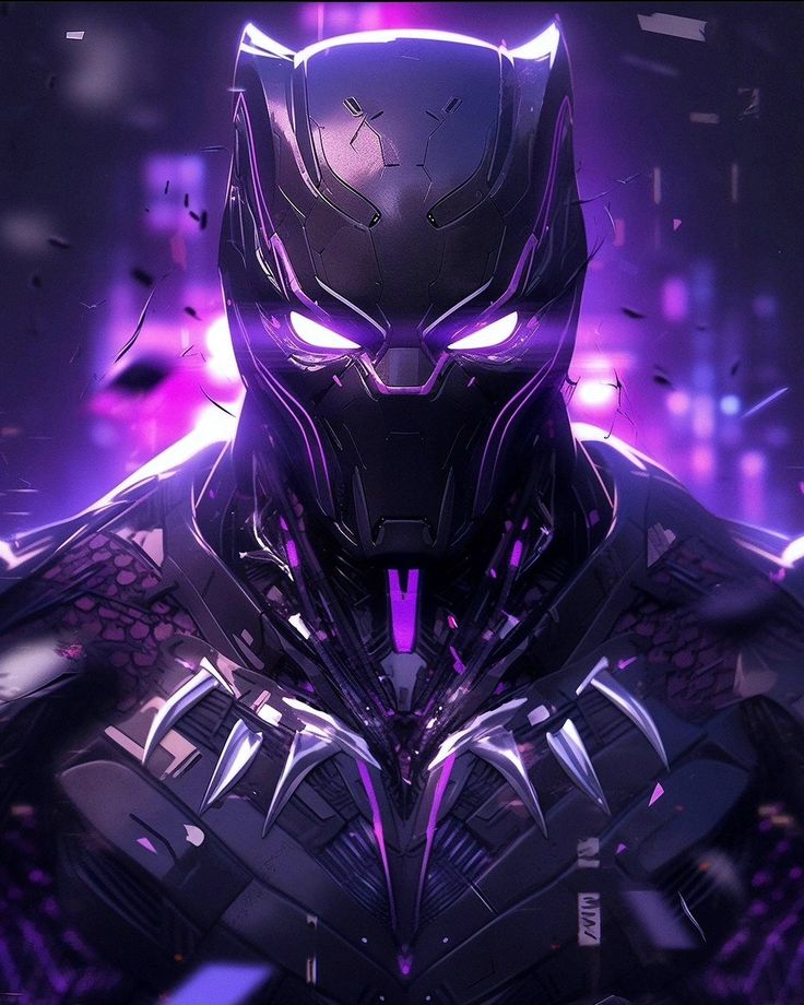 an image of a batman in the dark knight suit with purple light coming from his chest