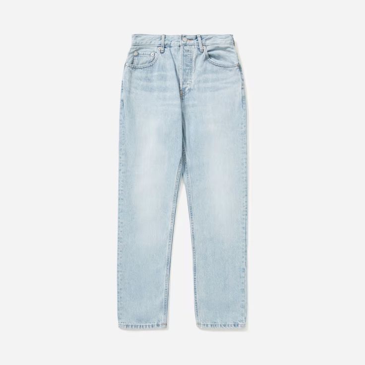 Women’s ’90s Cheeky Jean | Everlane Everyday Cropped Jeans With Straight Hem For Summer, Everyday Summer Cropped Jeans With Straight Hem, High Rise Straight Fit Cropped Jeans, Classic Rigid Denim Flare Jeans For Everyday, Classic Flare Jeans In Rigid Denim For Everyday, Everyday Flare Jeans With Straight Hem In Rigid Denim, Spring Streetwear Cropped Rigid Denim Jeans, Everyday Rigid Denim Jeans With Standard Cut Leg, Straight Cropped Jeans In Rigid Denim