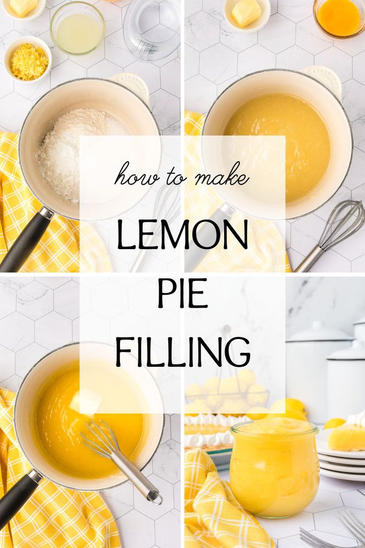 how to make lemon pie filling