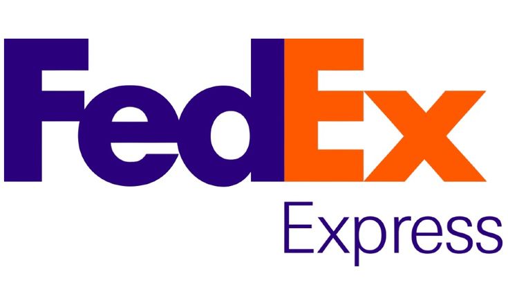 the fedex express logo is shown here