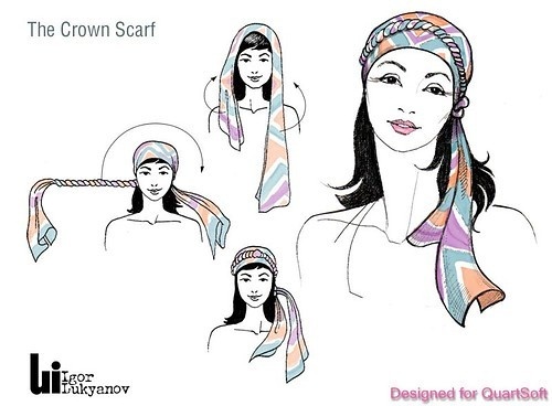 the crown scarf Hair Wrap Scarf, Hair Scarf Styles, Head Scarf Styles, Wear A Scarf, How To Wear A Scarf, Head Scarves, Hair Wraps, Hair Scarf, Scarf Tying