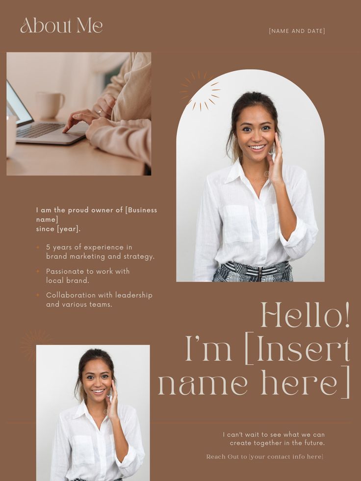 a brochure with two women working on laptops and talking on the phone