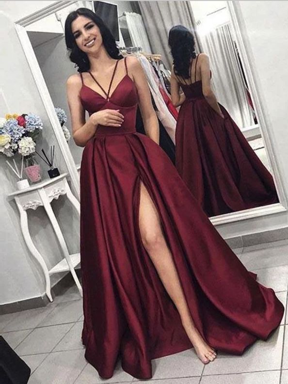 This Dress is fashionable for every occasion. the dress is made-to-order by professional tailors. You can choose from 50 colors, Regular sizes 2 to 16 and plus sizes 14w to 26W. Custom size is also available.. The product details: Color: Burgundy, Silhouette: A-Line, Neckline: Spaghetti Straps, Waistline: Natural, Length: Long, Primary Fabric: Satin Wedding Dress Outfit, Princess Sleeves, Satin Evening Dresses, Mermaid Bridesmaid Dresses, فستان سهرة, Candy Pink, Mermaid Dress, Mermaid Dresses, Homecoming Dress