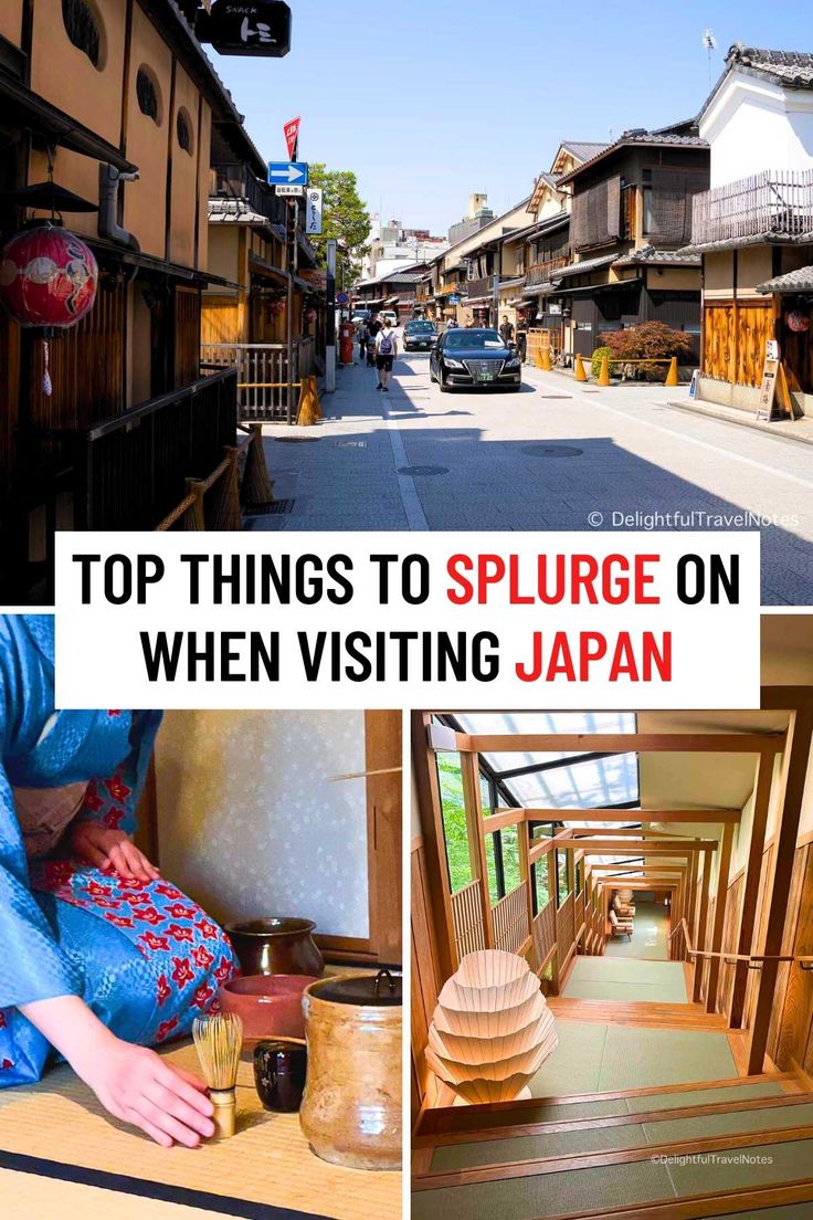 the top things to splurge on when visiting japan