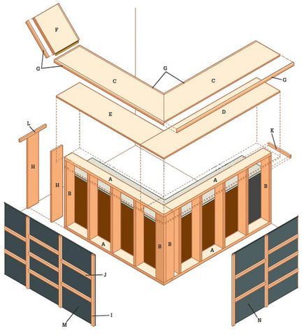 the plans for an outdoor storage shed