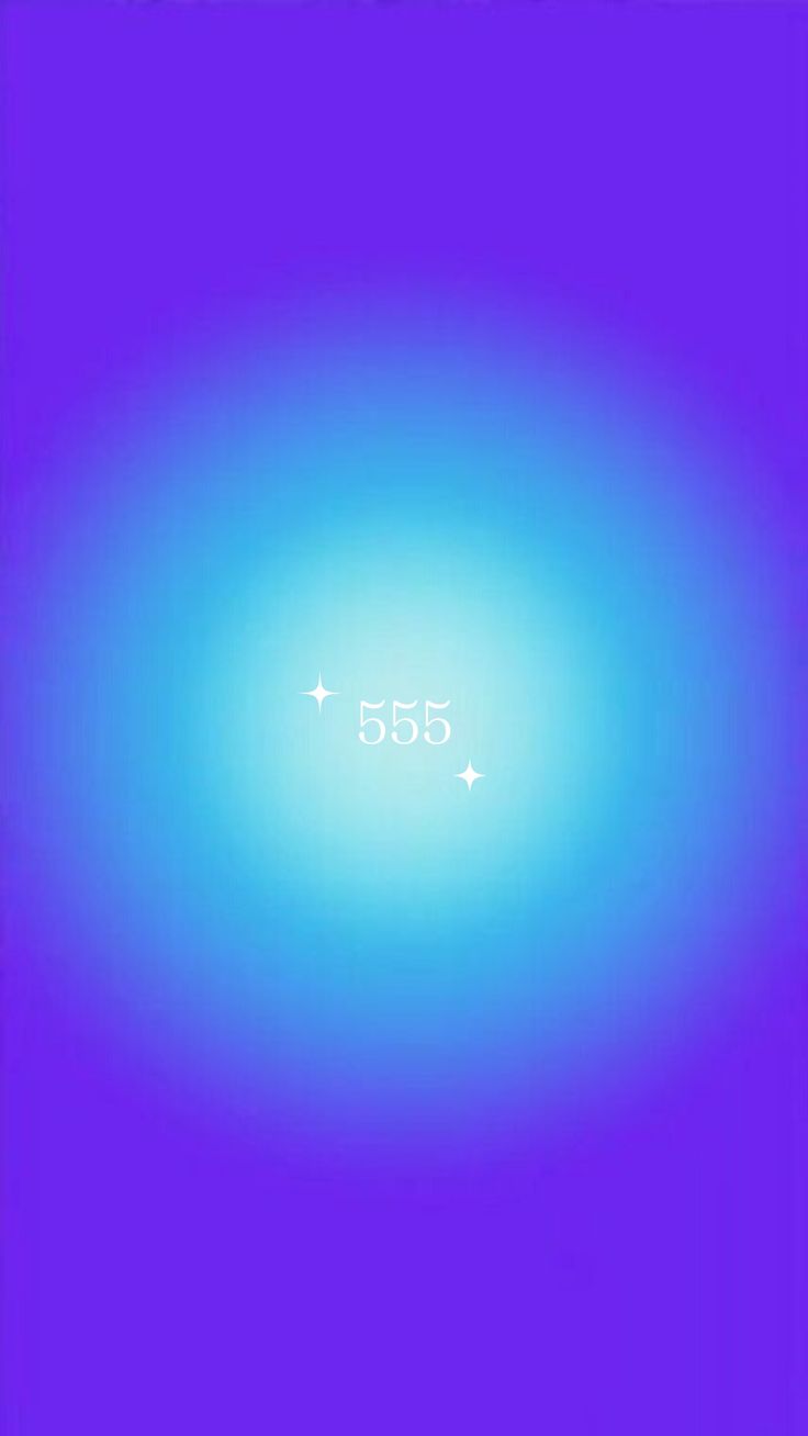 a blue and purple background with the word 555 written in white letters on it