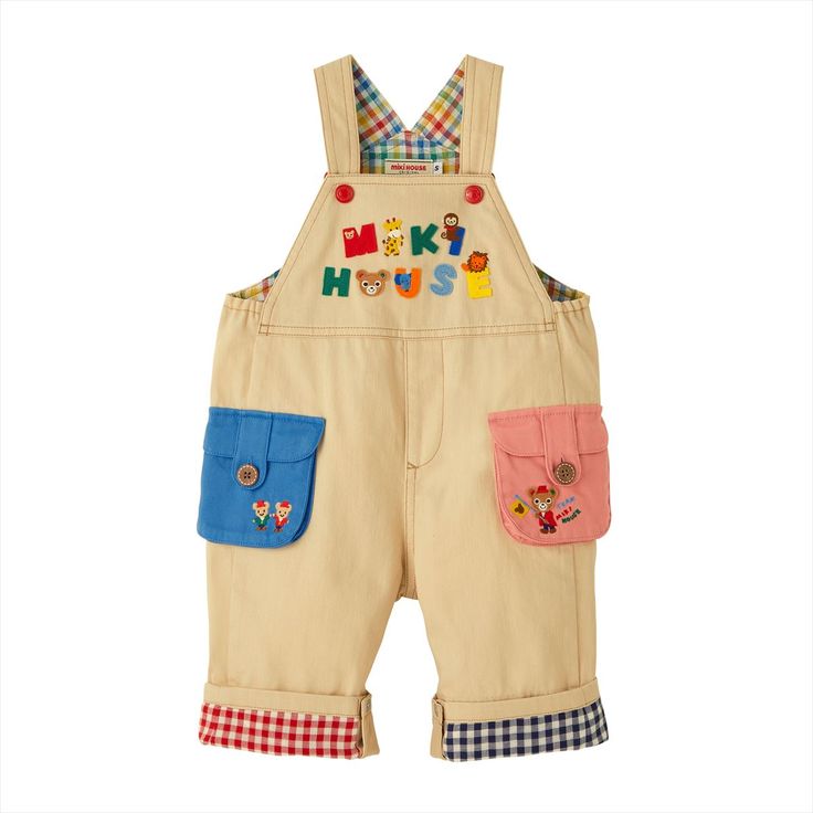 Let’s explore the playful universe of Pucci and friends in denim overalls bursting with signature MIKI HOUSE feels! Fun gingham, the colorful logo, and statement pockets are sure to spark joy in your little one’s playtime wardrobe. Layer over t-shirts or blouses for blissful comfort all season long. Playful Overalls With Pockets For Playtime, Cotton Overalls For Playdate In Spring, Cotton Shortalls With Pockets For Playtime, Cute Overalls For Spring Playdate, Cute Spring Overalls For Playdate, Cute Overalls For Playdate In Spring, Cotton Overalls For Playdate, Cute Overalls With Pockets For Playtime, Casual Cotton Overalls For Playdate