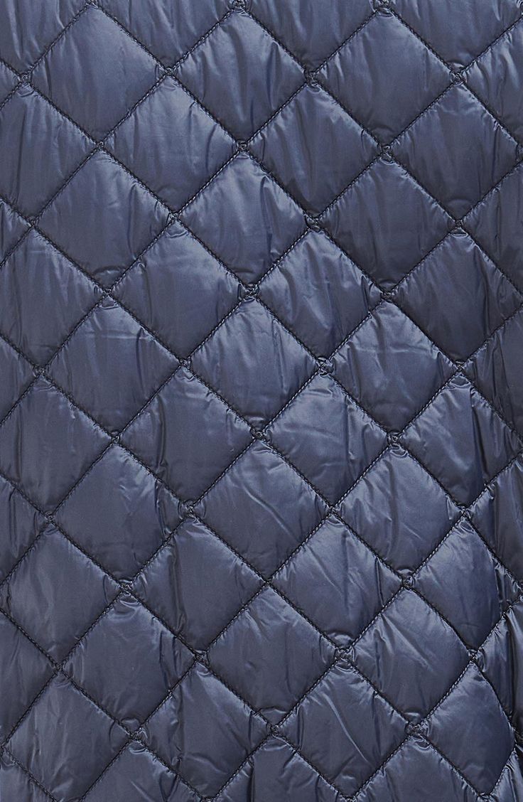 Diamond-quilted construction means reliable warmth in a ruggedly handsome jacket with outdoorsy appeal. Two-way front-zip closure Blade collar Ribbed cuffs and hem Plaid lining, with fill 100% nylon Machine wash, tumble dry Imported Bomber Jacket, Top Brands, Nordstrom, Great Deals, Plaid, Size Medium, Luxury Fashion, Navy, Collar