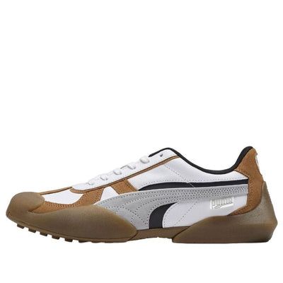 PUMA Vatheron KR 'Brown White' 387532-01 Retro Brown Sneakers For Sports, Classic Brown Sneakers For Outdoor, Retro Brown Sneakers For Outdoor, Retro Brown Outdoor Sneakers, Footwear Design, Stylish Sneakers, Designer Shoes, Adidas, White