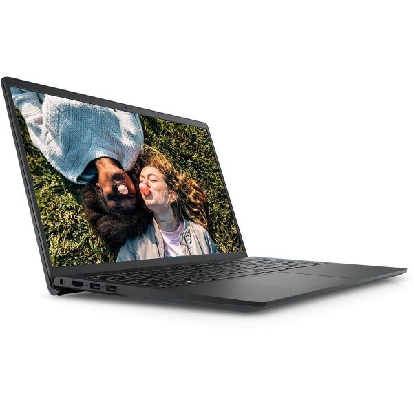 an open laptop computer sitting on top of a white surface next to a woman's face