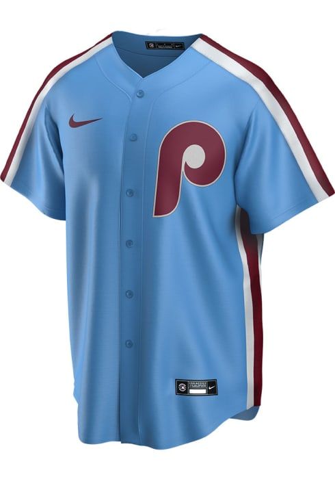 a baseball jersey with the philadelphia phillies logo on it