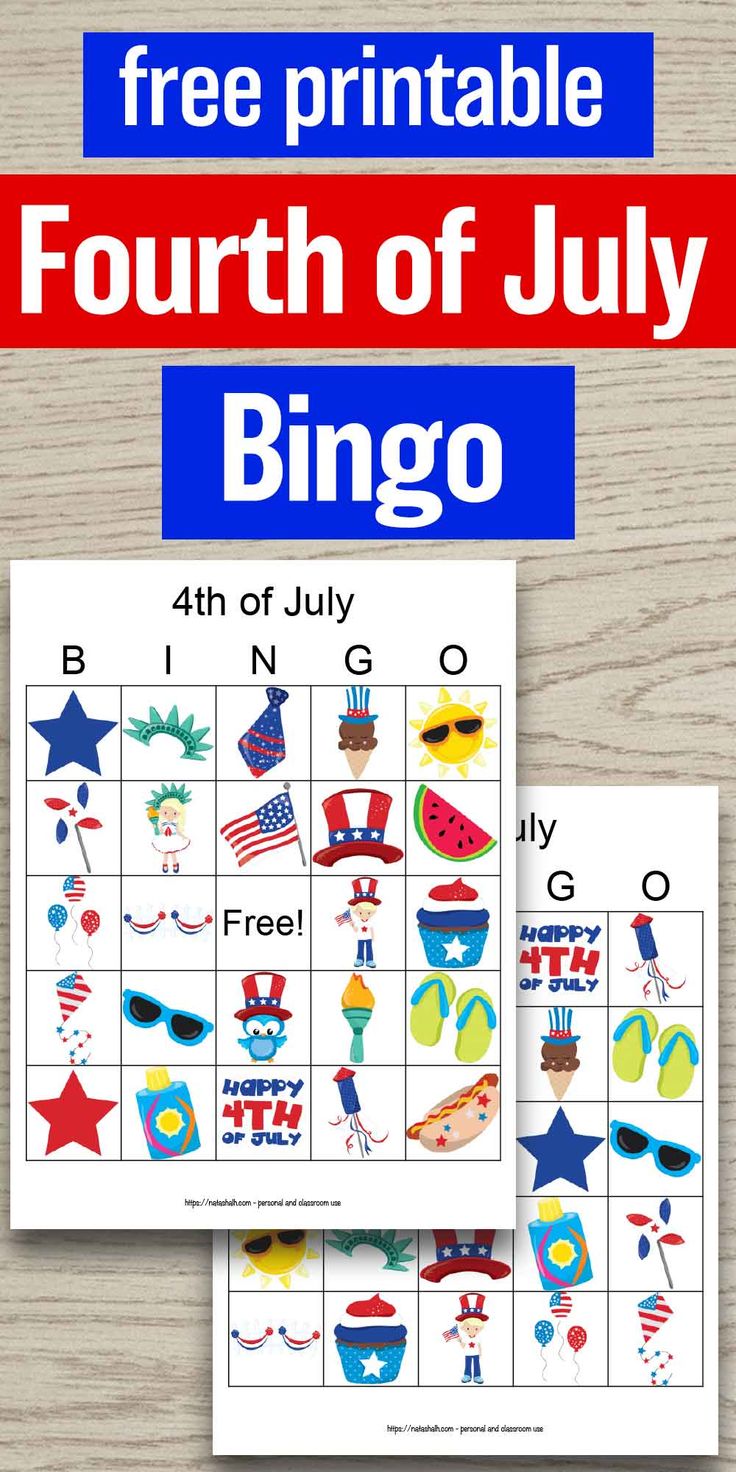 the fourth of july printable game for kids to play with their family and friends