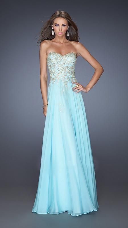 La Femme - 20114 Long Embellished Strapless Dress Mint Prom Dress, Gigi Dress, Special Event Dresses, Floor Length Prom Dresses, White Cocktail Dress, Sweetheart Dress, Evening Dresses Elegant, Dress Purchase, Cheap Prom Dresses