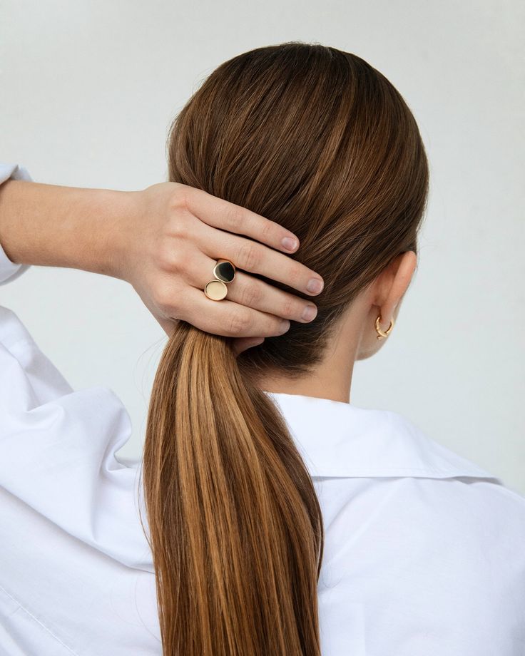 Step into bold elegance with TABAYER's Oera Statement Ring, crafted from Fairmined 18K yellow gold. This striking piece boasts a sleek, contemporary design, perfect for making a sophisticated statement. • Fairmined 18k yellow gold • In stock in size 5.5. Additional sizes are made to order, please allow 2-4 weeks for delivery. Every TABAYER piece is handcrafted in Italy with meticulous care using 100% artisanal Fairmined gold, ensuring the smallest ecological footprint possible. Modern 14k Gold Rings For Everyday Luxury, Gold Minimalist Rings For Daily Wear, Minimalist Gold Rings For Everyday Luxury, Minimalist Everyday Luxury Gold Rings, Modern Rings With Polished Finish For Everyday Luxury, Modern Gold Rings For Everyday Luxury, Modern Yellow Gold Rings For Everyday Luxury, Modern 14k Gold Dome Ring, Modern Gold Plated Ring With Polished Finish