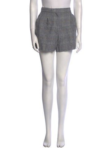 Sandro ShortsGreyPlaid PrintHigh-RiseSlit PocketsZip & Button ClosureFit:Shorts by Sandro typically fit true to size. Gray Short Leg Bottoms For Summer, Gray Short-leg Summer Bottoms, Fitted Gray Summer Shorts, Gray Shorts With Short Inseam For Summer, Gray Short Leg Bottoms For Spring, Gray Bottoms With Short Inseam For Summer, Gray Short-leg Bottoms For Spring, Spring Gray Short Leg Bottoms, Fitted Gray Shorts